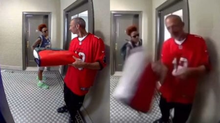 pizza man harassed