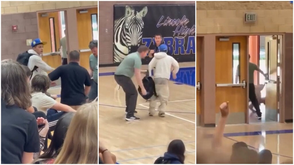 student suplexed by cop