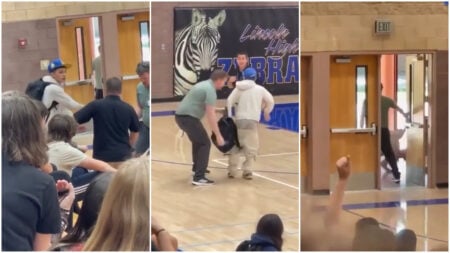 student suplexed by cop