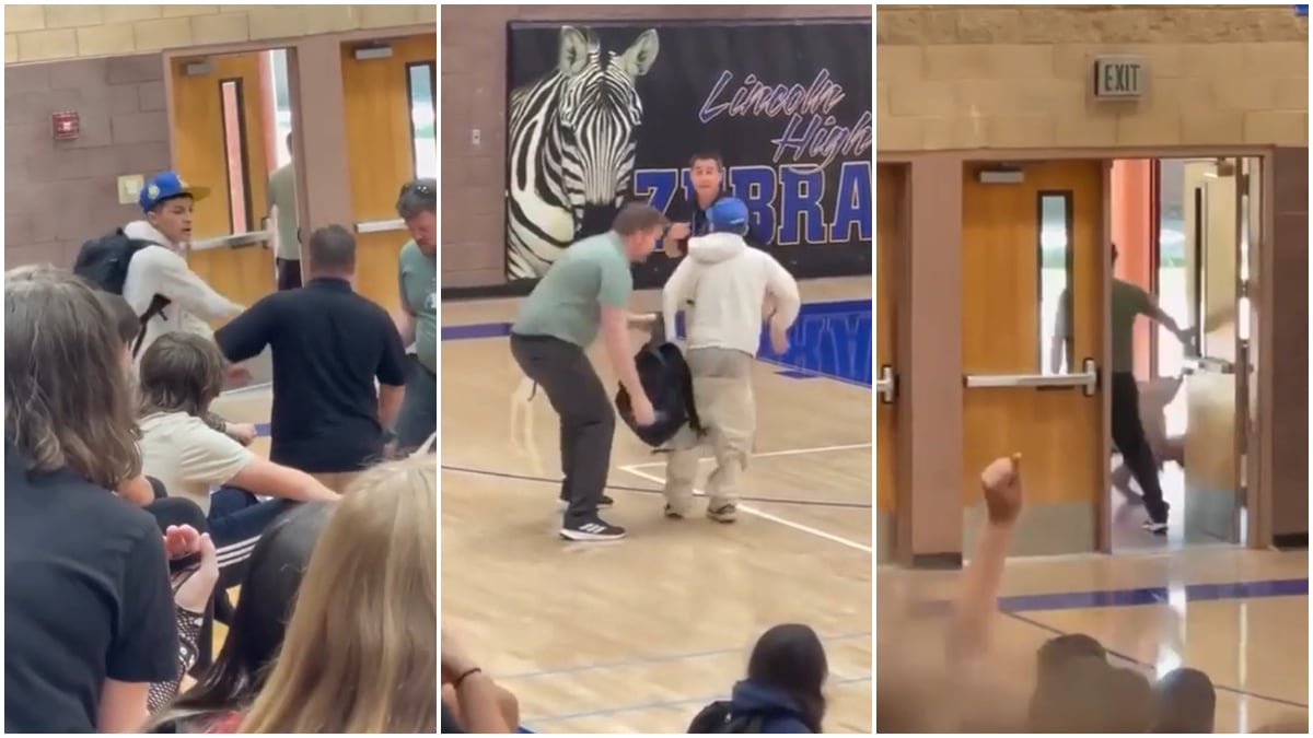 ‘Gangster’ High School Student Suplexed by California Cop After He Attacked His Teacher: ‘Got Humbled in 4K’