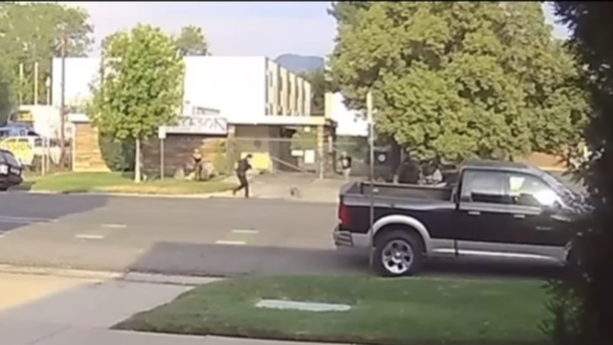 Utah dog shot