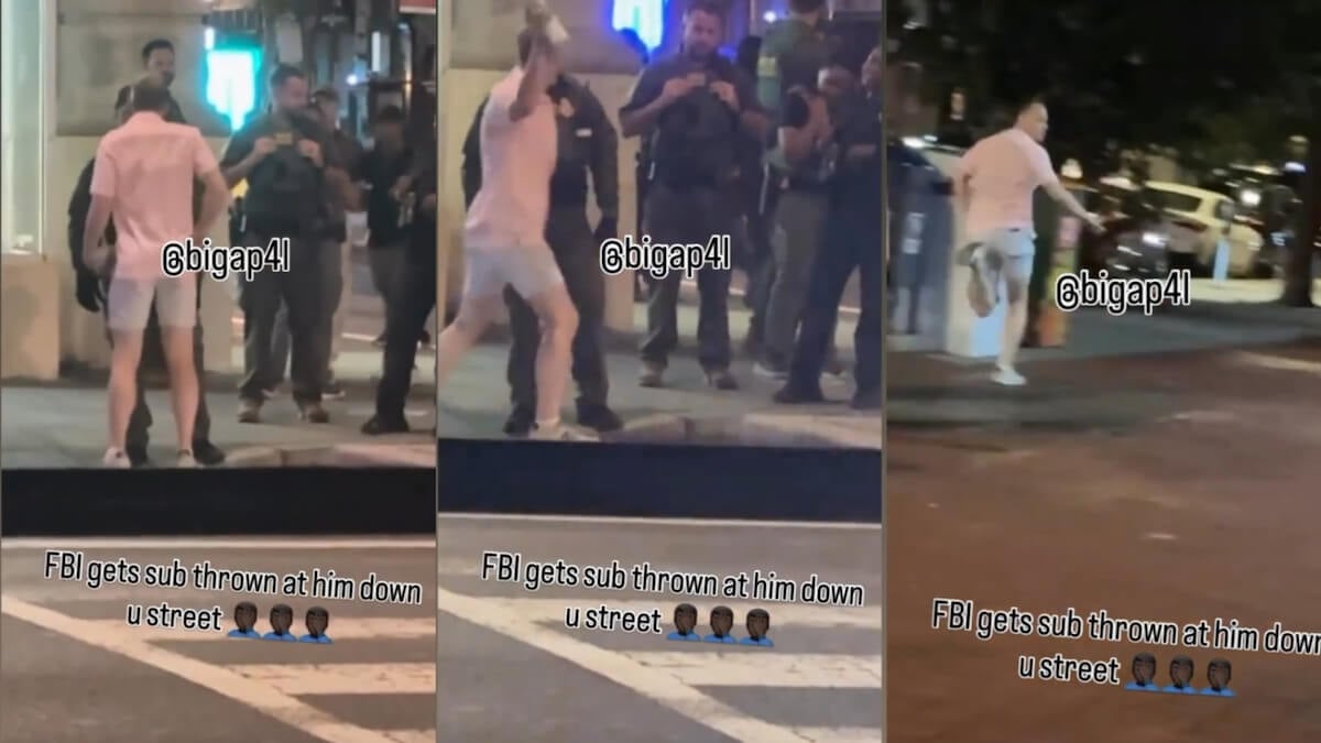 Washington D.C. Police Give Chase to Man Who Threw Sandwich at Officer on U Street: ‘They Were Sprinting to His Jog’