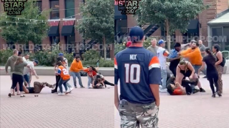 Denver Broncos Fans Fight