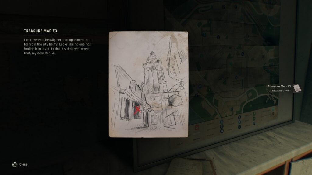 Treasure E3 Map