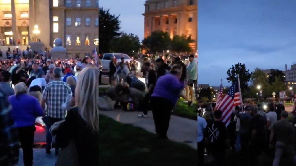 Candelight vigil held for Charlie Kirk at Idaho Capitol