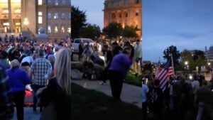 Candelight vigil held for Charlie Kirk at Idaho Capitol