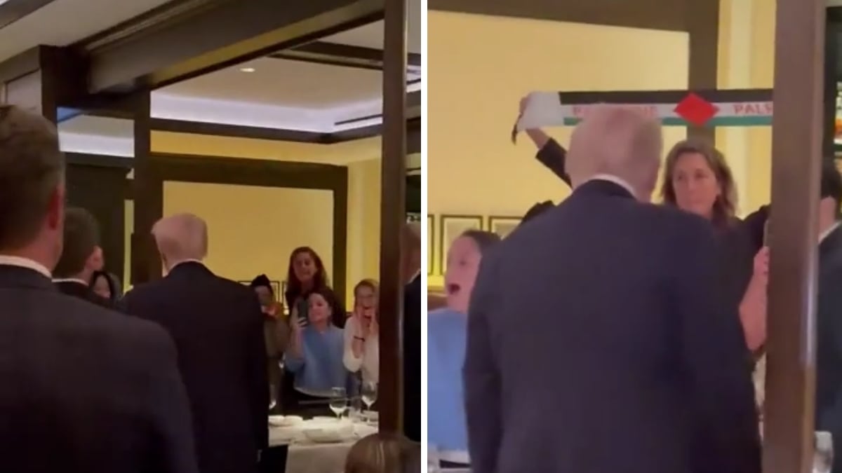 Trump Gets Booed by Customers at a Restaurant in DC, ‘God Bless These Heroes and Patriots’