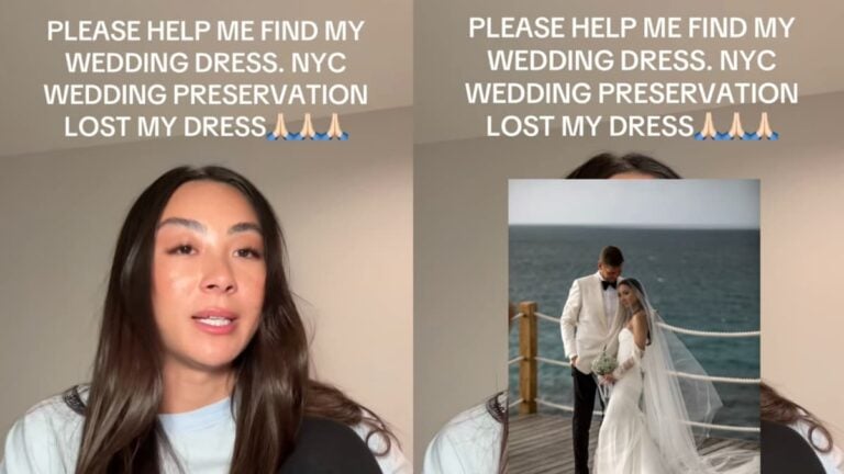 A picture of the New York bride.