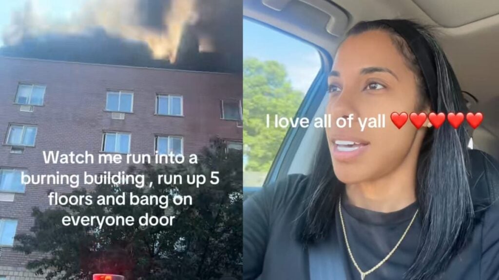 A picture of the New York woman.
