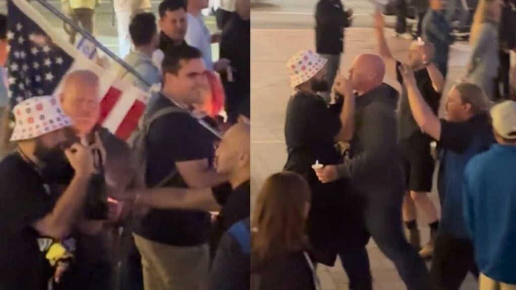 A picture of the Seattle protester.