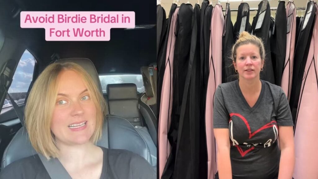 A picture of the Texas bridal shop's owner.