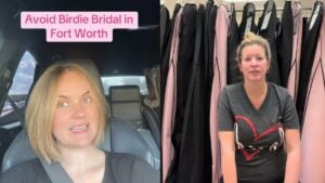 A picture of the Texas bridal shop's owner.