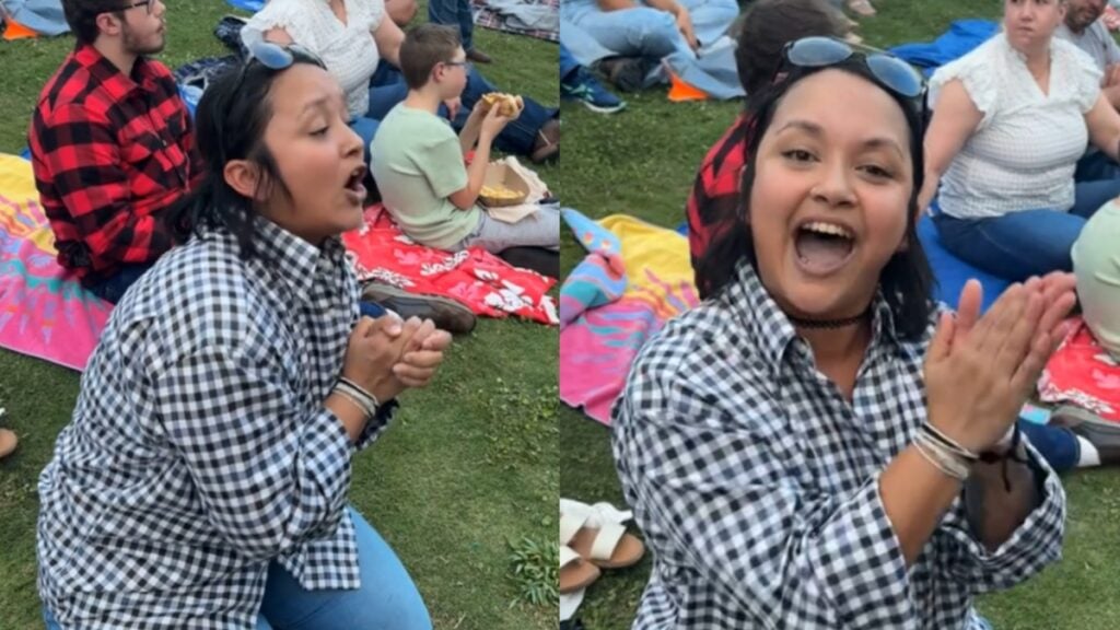 Arkansas karen screams at Jonas Brothers concert