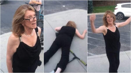 Karen assaults kids