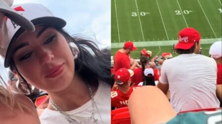 Missouri woman possibly finds love at Kansas City Chiefs game.