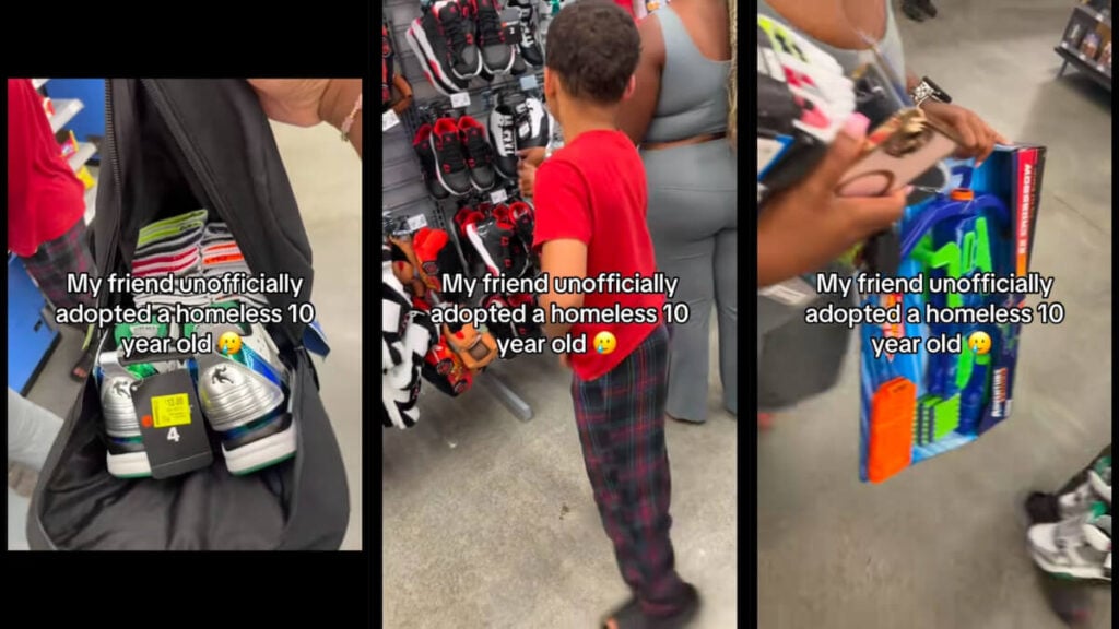 north carolina women homeless boy