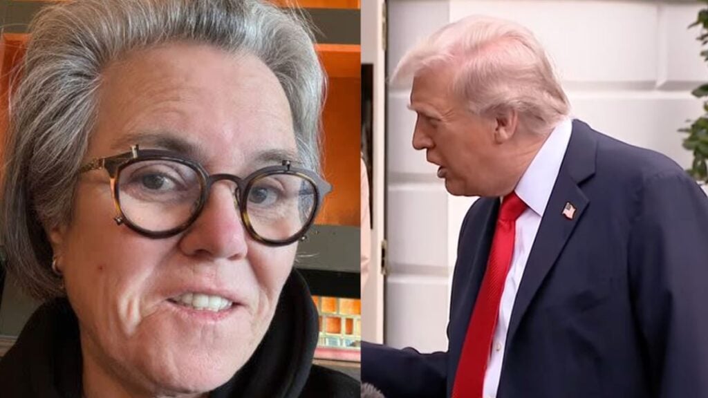 Rosie O'Donnell and Donald Trump