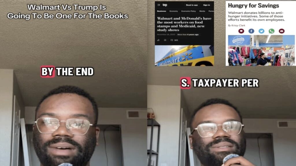 Arizona Man Thinks Next ‘War’ Will Be Trump vs. Walmart Due to Government Shutdown, ‘I’ll Give You 3 Guesses of Where People Are Gonna Go to Shoplift Food?!’  Arizona Man Thinks Next ‘War’ Will Be Trump vs. Walmart Due to Government Shutdown