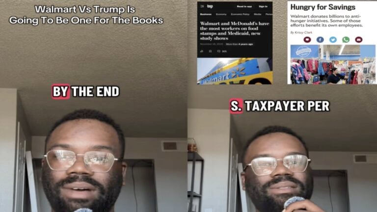 Arizona Man Thinks Next ‘War’ Will Be Trump vs. Walmart Due to Government Shutdown, ‘I’ll Give You 3 Guesses of Where People Are Gonna Go to Shoplift Food?!’  Arizona Man Thinks Next ‘War’ Will Be Trump vs. Walmart Due to Government Shutdown