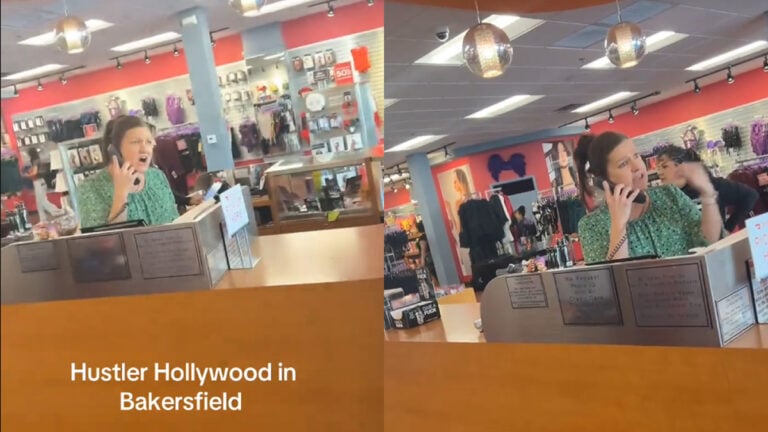 Screaming Match at Bakersfield Hustler Hollywood Leaves Shoppers Calling Manager Creepy and Rude: ‘That’s Crazy’ Screaming Match at Bakersfield Hustler Hollywood Leaves Shoppers Calling Manager Creepy and Rude: ‘That’s Crazy’