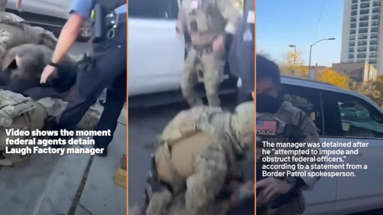 Chicago Comedy Club Manager Violently Detained by Masked ‘Police’ Agents in Front of Mom: ‘ICE is a Criminal Gang’ Chicago Comedy Club Manager Violently Detained by Masked 'Police' Agents in Front of Mom 'ICE is a Criminal Gang'