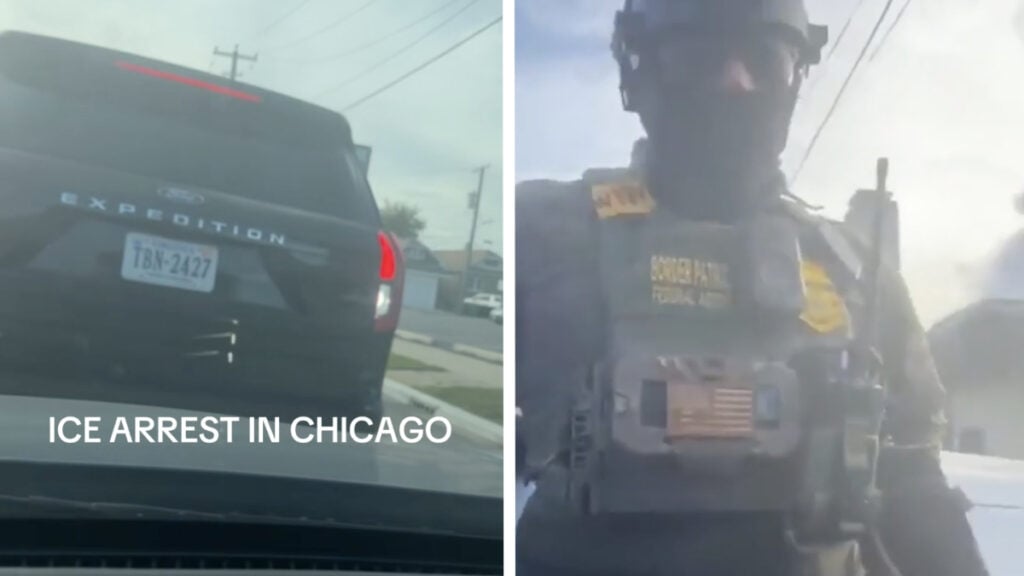 Chicago ICE Agents Intentionally Back Up into Woman’s Car Then Arrest Her for ‘No Valid Reason’: ‘This Is Infuriating!’ Chicago ICE Agents Back Up into Woman's Car Then Arrest Her