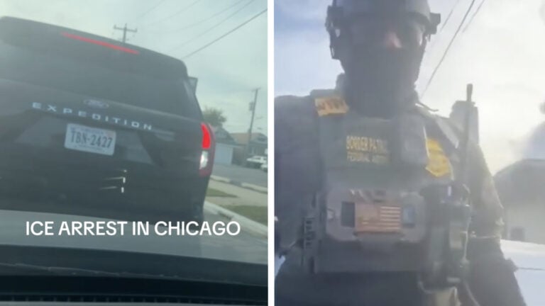 Chicago ICE Agents Intentionally Back Up into Woman’s Car Then Arrest Her for ‘No Valid Reason’: ‘This Is Infuriating!’ Chicago ICE Agents Back Up into Woman's Car Then Arrest Her