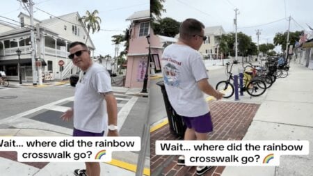 City of Key West, Florida Fights Back with Rainbow Bike Racks After Rainbow Crosswalk Painted Over