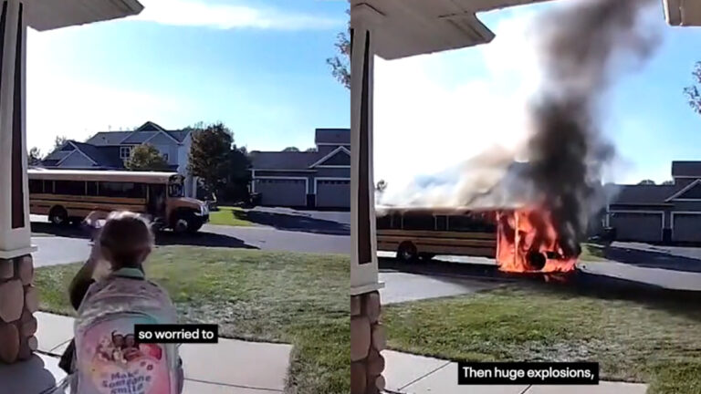 Mom’s Fast Action Saves Students From Bus Fire in East Bethel: ‘Good Work, Mom!’ Mom’s Fast Action Saves Students From Bus Fire in East Bethel: ‘Good Work, Mom!’