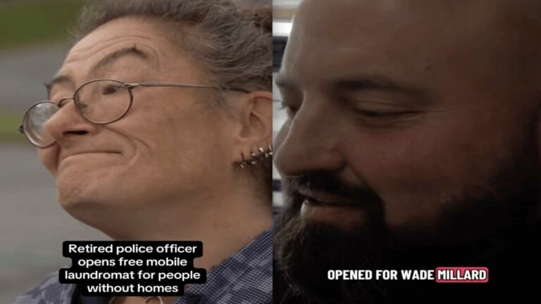 Former Maryland Police Officer Opens Mobile Laundromat for Unhoused People, ‘You Can Become Jaded but He’s Strong and Making a Difference’  Former Maryland Police Officer Opens Mobile Laundromat for Unhoused People