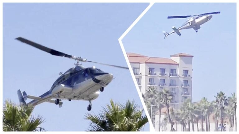 Helicopter Crash in Huntington Beach California