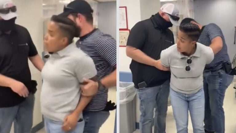 ICE Agent Forcefully Grabs Chicago Alderwoman Defending Hospital Patient