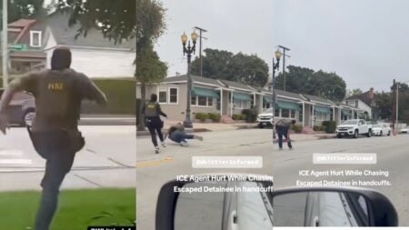 ICE Agent Painfully Injures His Leg, Falling to the Ground, While Chasing Handcuffed Detainee in California: ‘Looks Like a Nasty Case of Plantar Fascist-Itis’