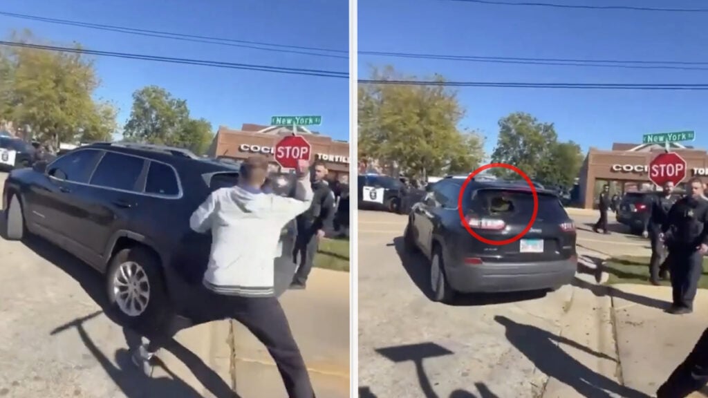 Illinois Man Punches ICE Car and Smashes the Window