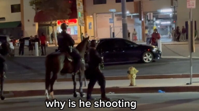 LAPD Hits Los Angeles Journalist @ShotOn35mm With 40mm Projectile Calls Him Fake Press: ‘LAPD Needs Purged Badly’