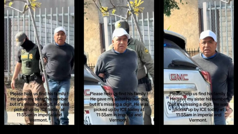 Passerby’s Quick Thinking Helps Man Detained by ICE in Los Angeles Notify His Family of His Whereabouts: ‘He Looks So Nervous and Shaken Up’ Los Angeles Ice Detains Man Family Notified