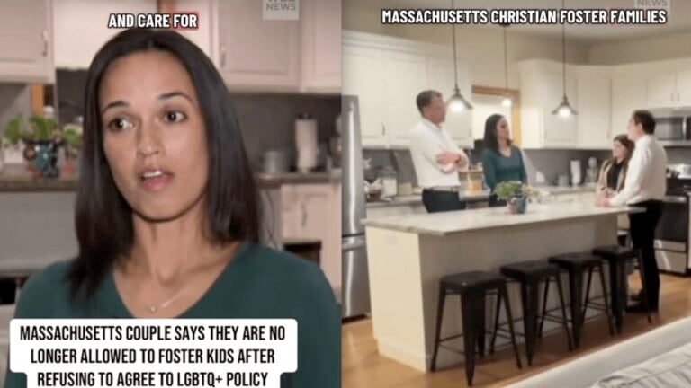 Massachusetts Couple Refuses to Agree to LGBTQ+ Policy, Lose Fostering License, ‘We Simply Can’t Agree to Go Against Our Christian Faith’  Massachusetts Couple Refuses to Agree to LGBTQ+ Policy, Lose Fostering License
