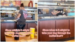Oklahoma Woman Brings Dog Through Buffet Line Sparking Health Concerns: 'I Would Immediately Ask the Restaurant for a Refund'