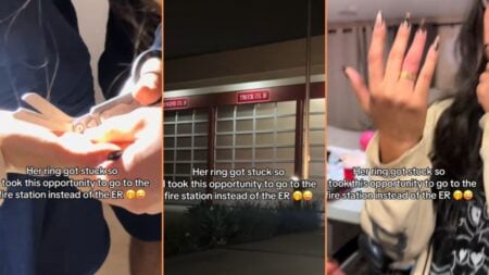 San Diego Couple Go to Fire Station to Remove Stuck Ring to Avoid Hospital Bill: ‘Not Them in Their House Slippers’ San Diego Couple Go to Fire Station to Remove Stuck Ring to Avoid 'Paying a Fat' Hospital Bill 'Not Them in Their House Slippers'