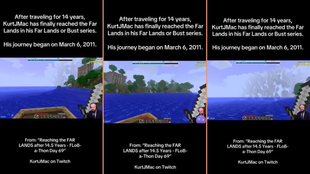 Seattle Minecraft Streamer Reaches Far Lands after 14 Years 'Glad to See He Finally Made It'