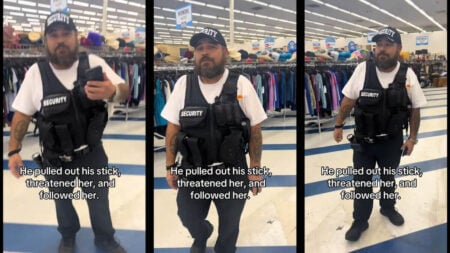 Texas Woman Security Guard Confrontation