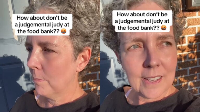 Volunteer Karen Judges Military Veteran at Food Bank, Kind Pennsylvania Woman Claps Back