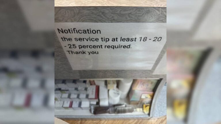 Shameless Seattle Nail Salon is Demanding that Customers Leave at Least an 18% Tip: ‘Turn Around and Leave’ Washington nail salon tip