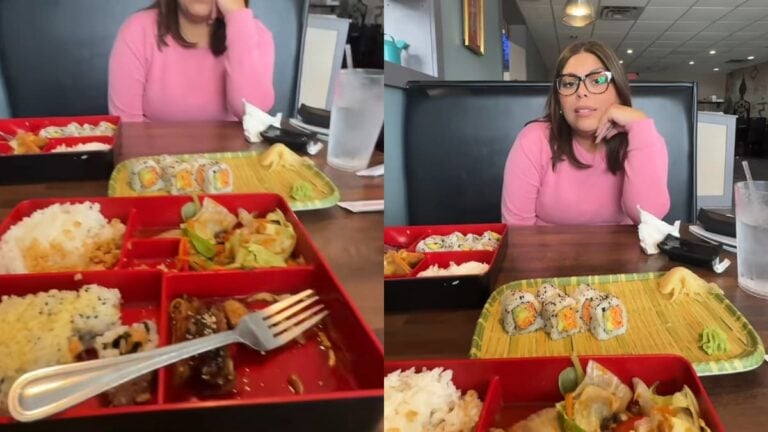 Kansas Women Left Shocked After Restaurant Refuses to Let Them Take Leftovers Home: โTheyโre Lowkey Serving the Uneaten Sushi Againโ A picture of one of the Kansas women.