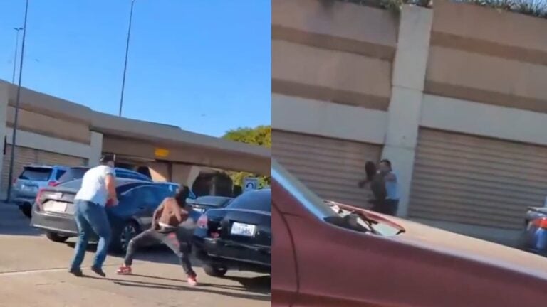 A picture of the Dallas road rage incident.