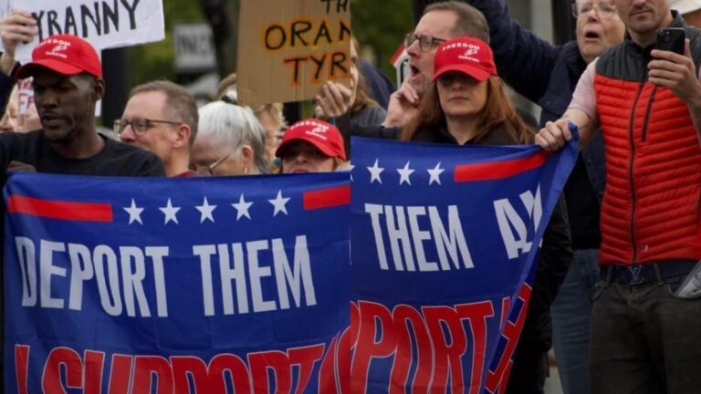 A picture of the New York MAGA group.
