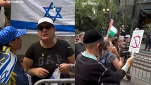 A picture of the New York Zionist woman.