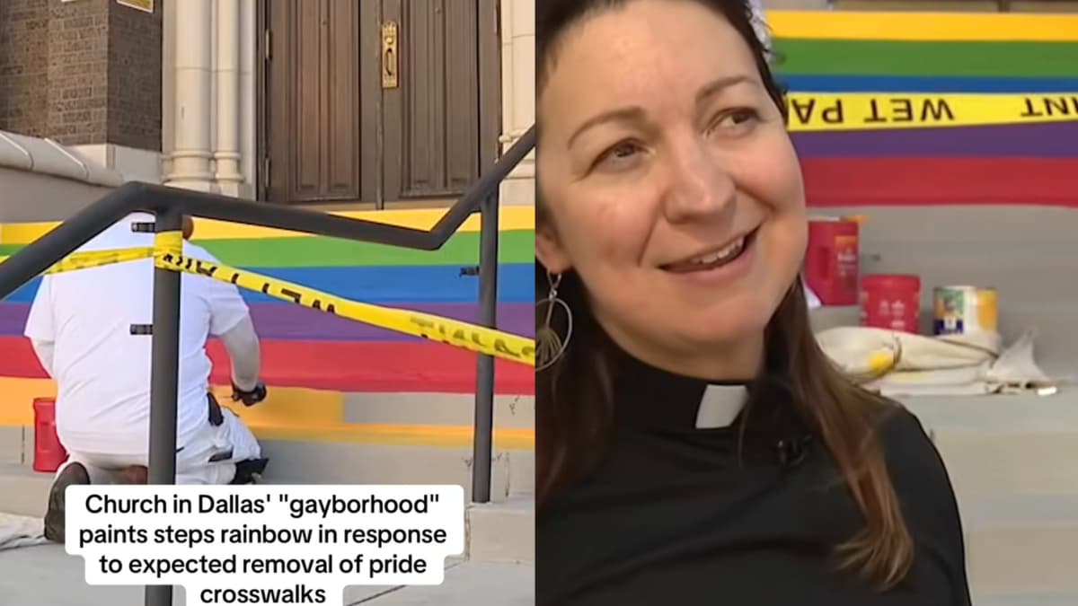 Brave Texas Church Faces Backlash After Painting Rainbow Steps to Support LGBTQ+ Community: ‘That’s Not a Church’