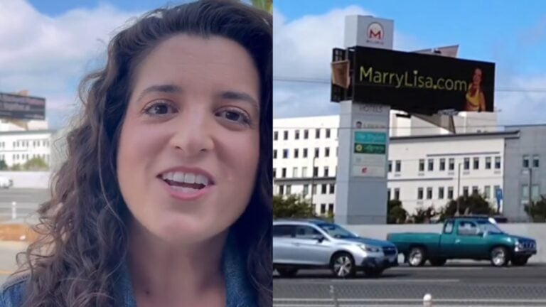 California woman looks for love on highway billboards
