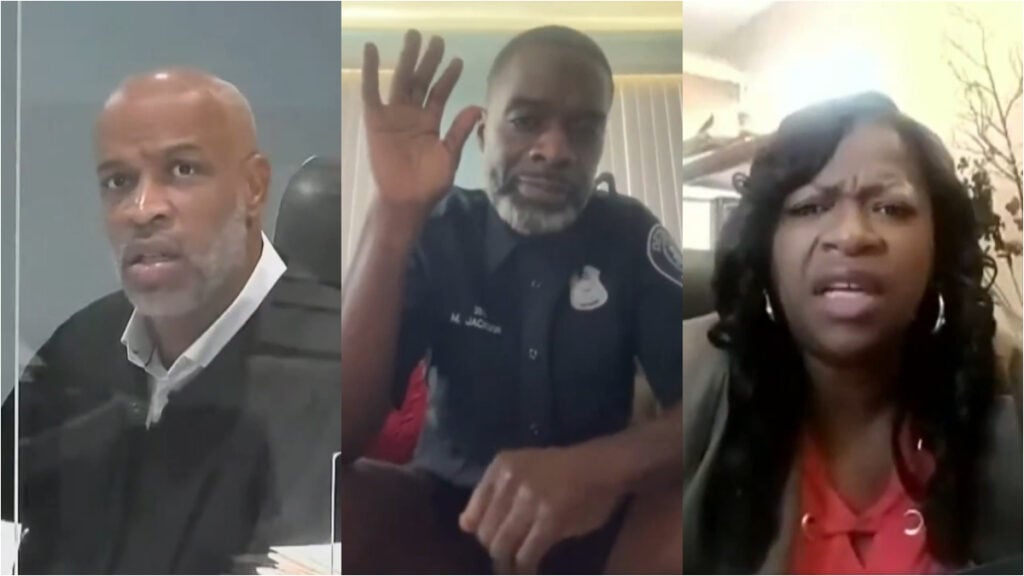 Detroit Cop Stuns Zoom Court Hearing After Forgetting Key Part of His Uniform: ‘Professional… from the Waist Up Only’ detroit cop zoom hearing